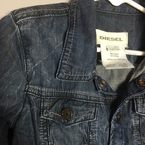 Diesel Girls denim dress with tulle skirt - Picture 4 of 9